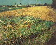 Vincent Van Gogh Wheat Field with the Alpilles Foothills in the Background (nn04) china oil painting artist